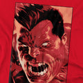 Red - Side - Marvel Mens Red Hulk Roar T-Shirt
