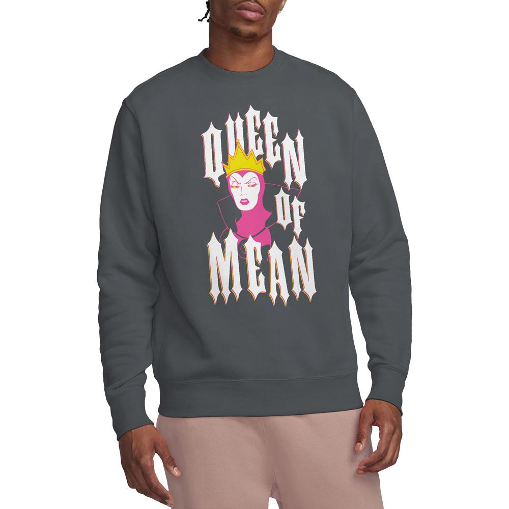 Charcoal - Side - Disney Villains Unisex Adult Queen Of Mean Sweatshirt