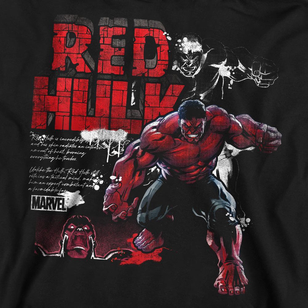 Black - Pack Shot - Captain America: Brave New World Unisex Adult Red Hulk Sweatshirt