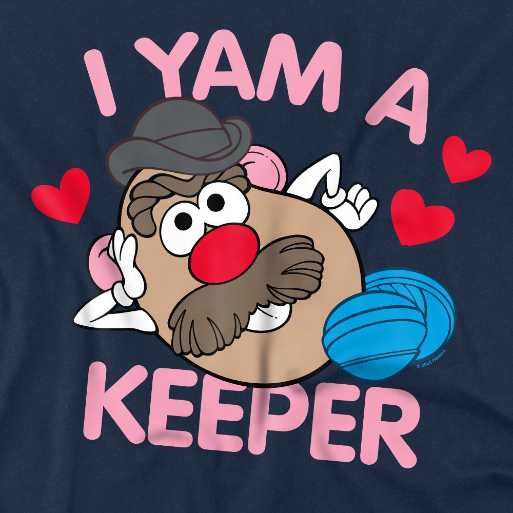 Navy - Pack Shot - Mr Potato Head Mens I Yam A Keeper T-Shirt