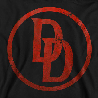 Black - Side - Daredevil Unisex Adult Logo Sweatshirt