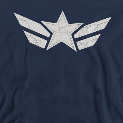 Navy - Pack Shot - Captain America: Brave New World Unisex Adult Star Sweatshirt