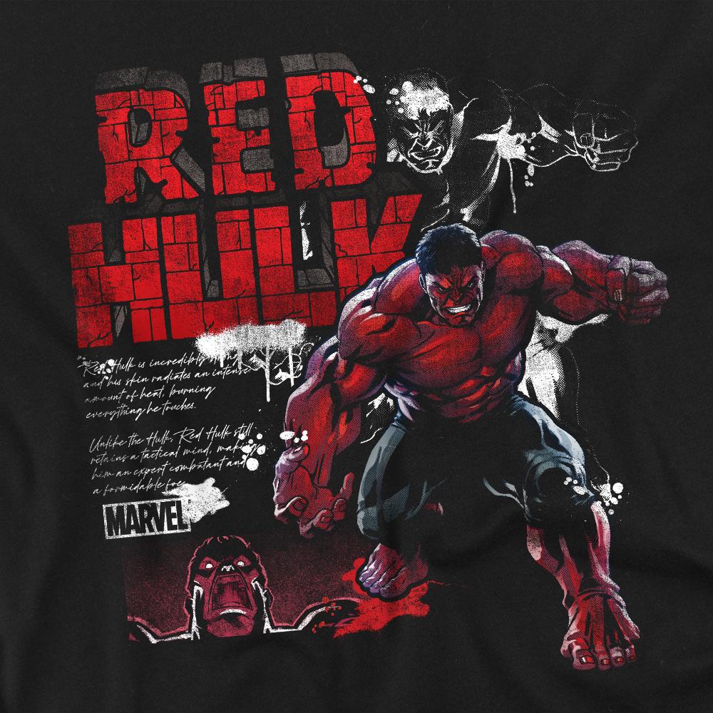 Black - Pack Shot - Captain America: Brave New World Mens Red Hulk T-Shirt