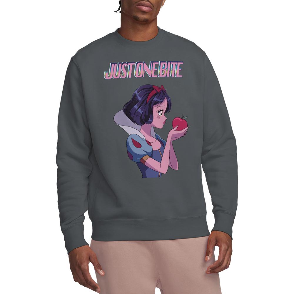 Charcoal - Lifestyle - Snow White Unisex Adult Just One Bite Sweatshirt