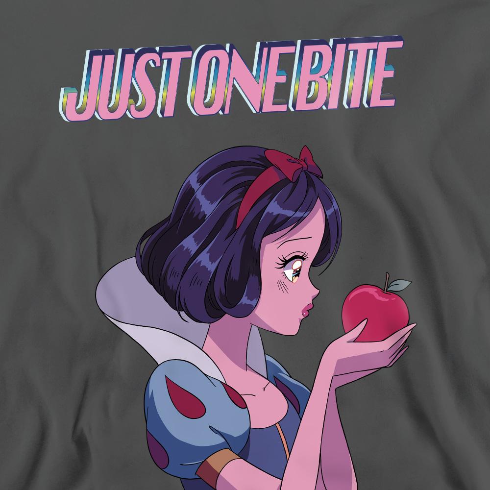 Charcoal - Side - Snow White Unisex Adult Just One Bite Sweatshirt