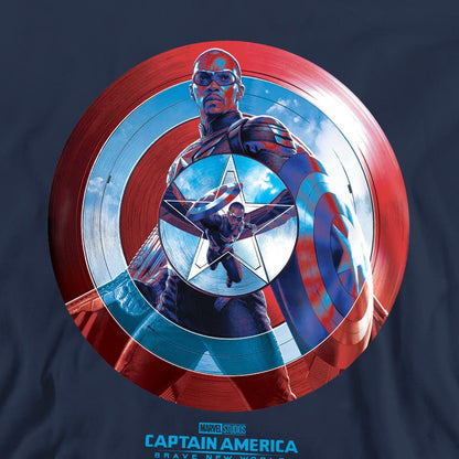 Navy - Pack Shot - Captain America: Brave New World Unisex Adult Sam Wilson Sweatshirt