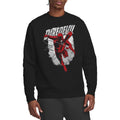 Black - Side - Daredevil Unisex Adult Nunchucks Sweatshirt