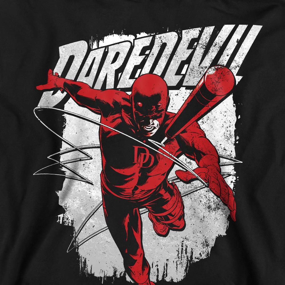 Black - Pack Shot - Daredevil Unisex Adult Nunchucks Sweatshirt