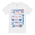 White - Front - Cars Mens 198 MPH Lightning McQueen T-Shirt