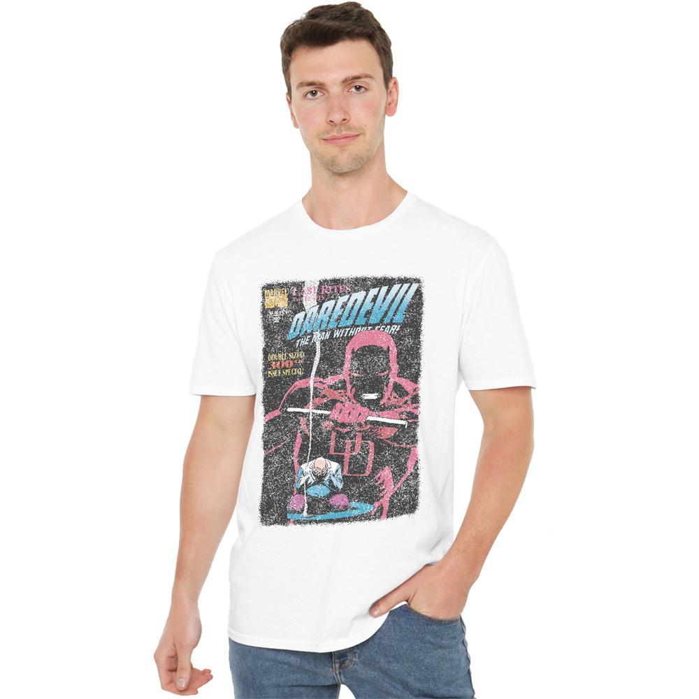 White - Lifestyle - Daredevil Mens Last Rites Comic Cover T-Shirt