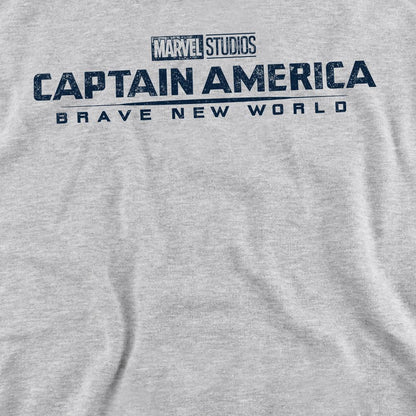 Sport Heather - Pack Shot - Captain America: Brave New World Unisex Adult Distressed Logo Sweatshirt