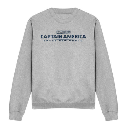 Sport Heather - Front - Captain America: Brave New World Unisex Adult Distressed Logo Sweatshirt