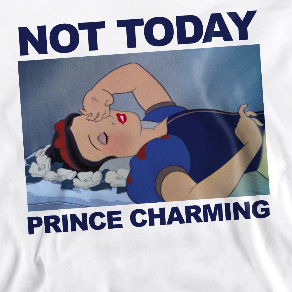 White - Pack Shot - Snow White Unisex Adult Not Today Sweatshirt