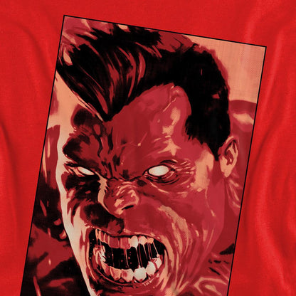 Red - Pack Shot - Marvel Unisex Adult Red Hulk Roar Sweatshirt