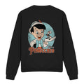 Black - Front - Pinocchio Unisex Adult Vintage Sweatshirt