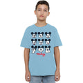 Sky Blue - Lifestyle - Mickey Mouse Childrens-Kids Faces T-Shirt