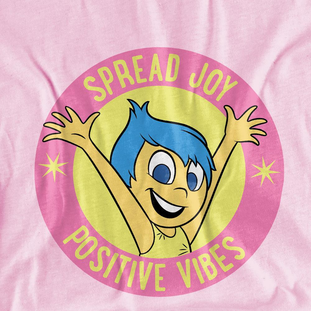 Light Pink - Side - Inside Out 2 Childrens-Kids Positive Vibes Joy T-Shirt