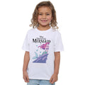 White - Lifestyle - Disney Princess Childrens-Kids Ariel Anime T-Shirt