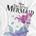 White - Side - Disney Princess Childrens-Kids Ariel Anime T-Shirt