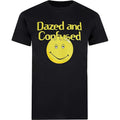 Black - Front - Dazed & Confused Mens Emoji T-Shirt