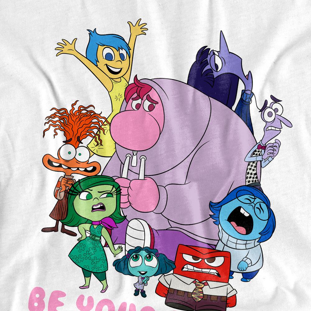 White - Pack Shot - Inside Out 2 Childrens-Kids Be Your Best You T-Shirt
