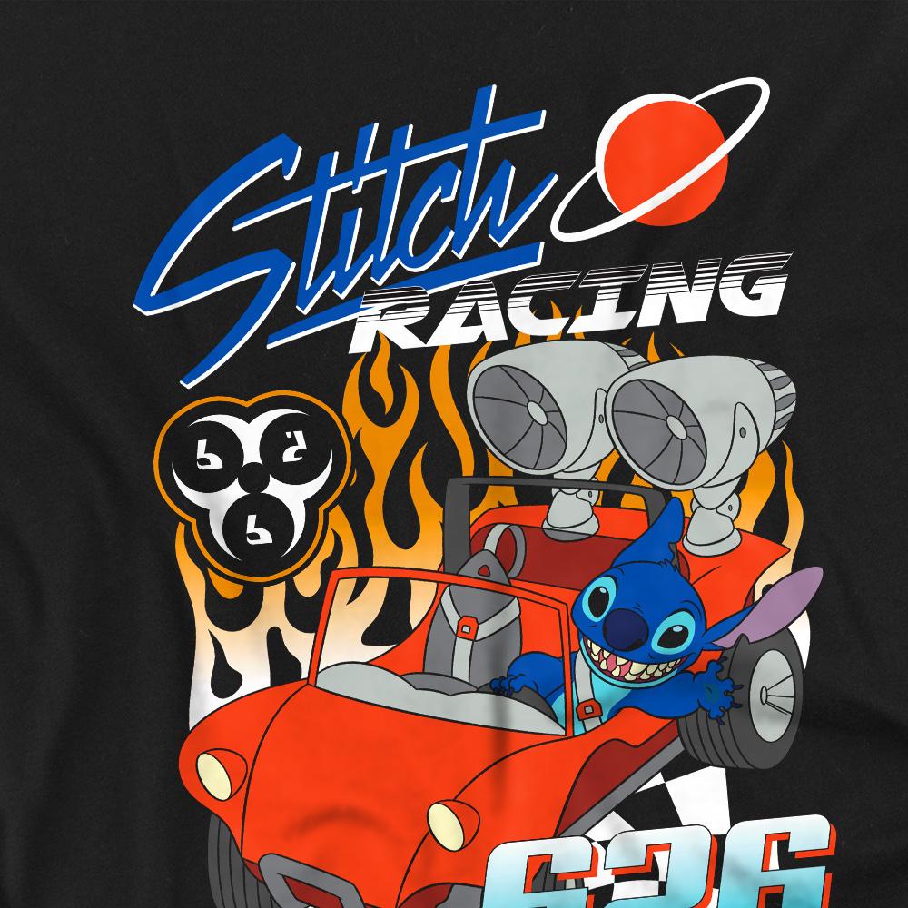 Black - Pack Shot - Lilo & Stitch Childrens-Kids 626 Racing T-Shirt