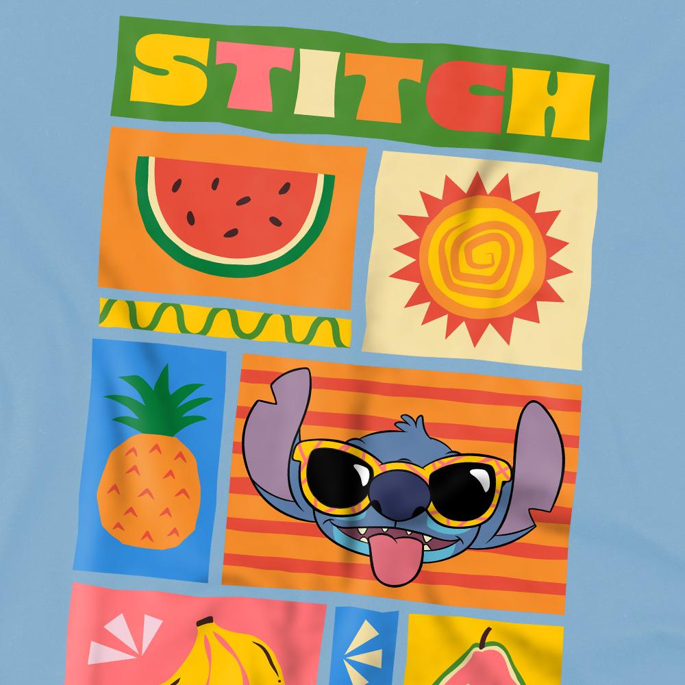 Sky Blue - Pack Shot - Lilo & Stitch Childrens-Kids Fruit T-Shirt