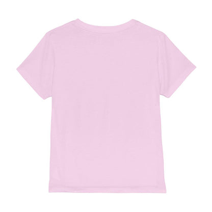 Light Pink - Back - Lilo & Stitch Childrens-Kids Keep Palm Stitch & Angel T-Shirt