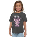Charcoal - Lifestyle - Lilo & Stitch Childrens-Kids Angel T-Shirt