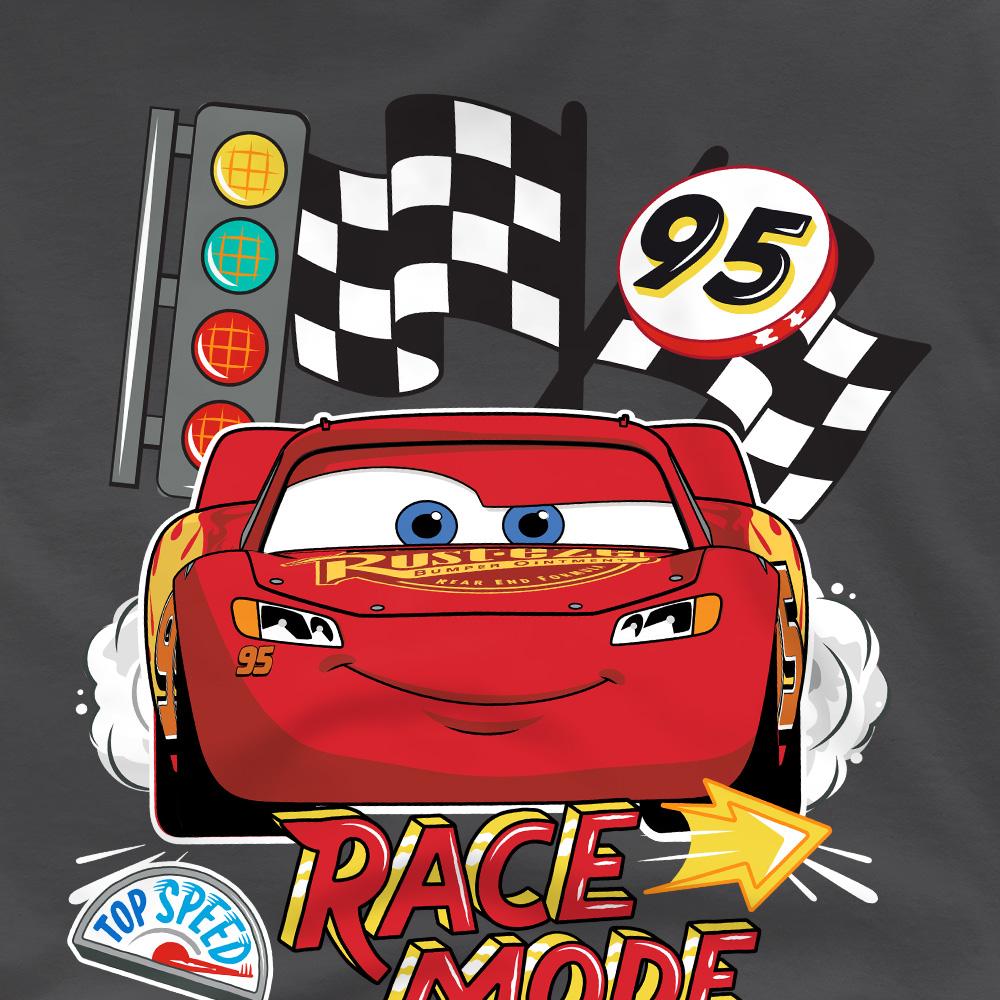 Charcoal - Side - Cars Childrens-Kids Race Mode T-Shirt