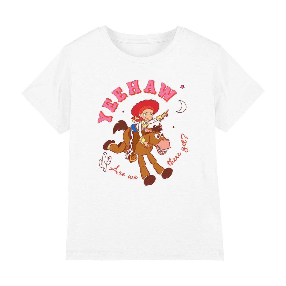 White - Front - Toy Story 2 Childrens-Kids Yeehaw Jessie & Bullseye T-Shirt
