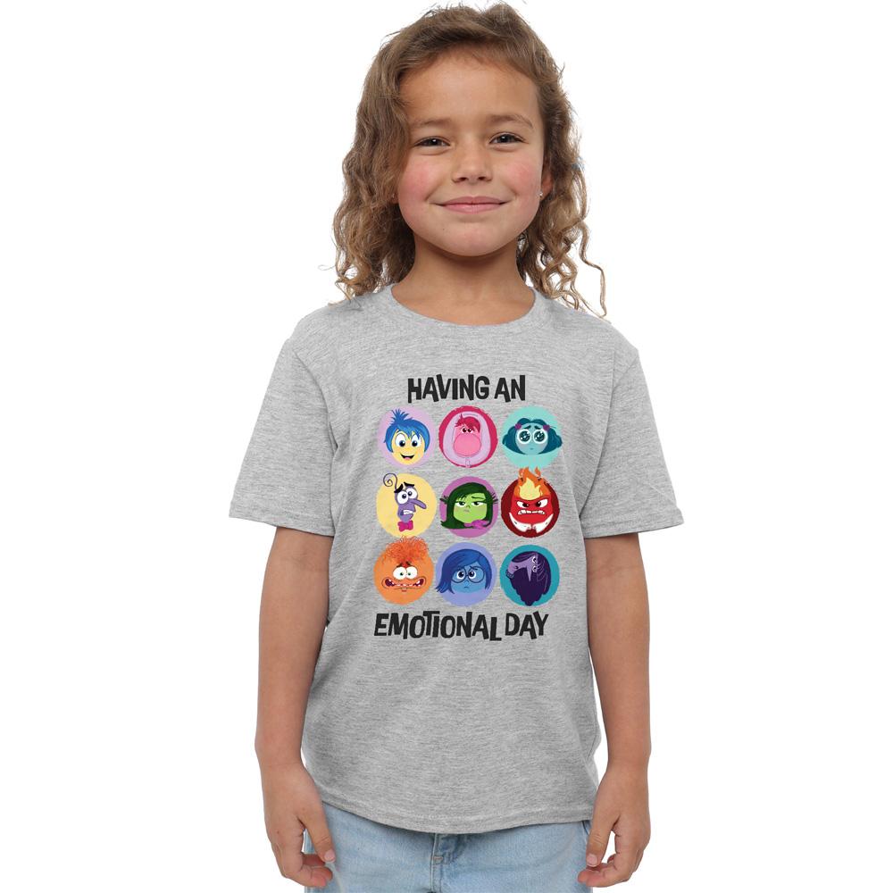 Sport Heather - Lifestyle - Inside Out 2 Childrens-Kids Emotional Day T-Shirt