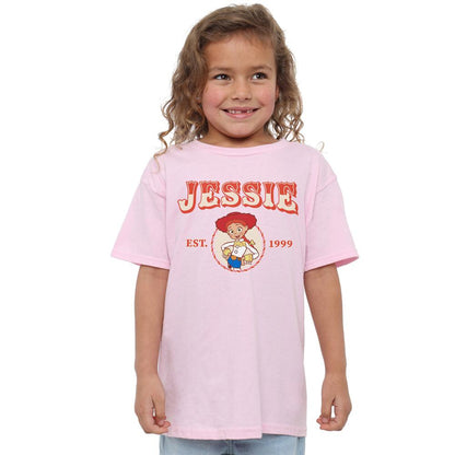 Light Pink - Side - Toy Story 2 Childrens-Kids 1999 Jessie T-Shirt