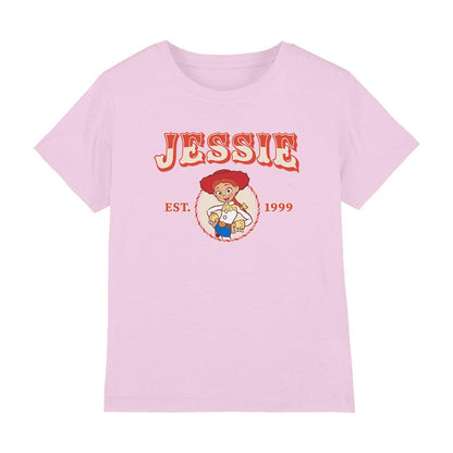 Light Pink - Front - Toy Story 2 Childrens-Kids 1999 Jessie T-Shirt