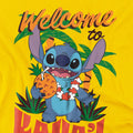 Yellow - Side - Lilo & Stitch Childrens-Kids Kauai´i T-Shirt