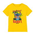 Yellow - Front - Lilo & Stitch Childrens-Kids Kauai´i T-Shirt