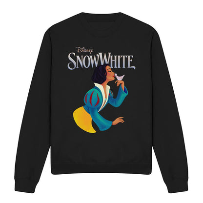 Black - Front - Snow White Unisex Adult Dove Sweatshirt