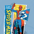 Sky Blue - Side - Spider-Man Childrens-Kids Scrapbook T-Shirt
