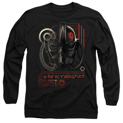 Black - Front - Star Wars: Andor Unisex Adult Helmet T-Shirt