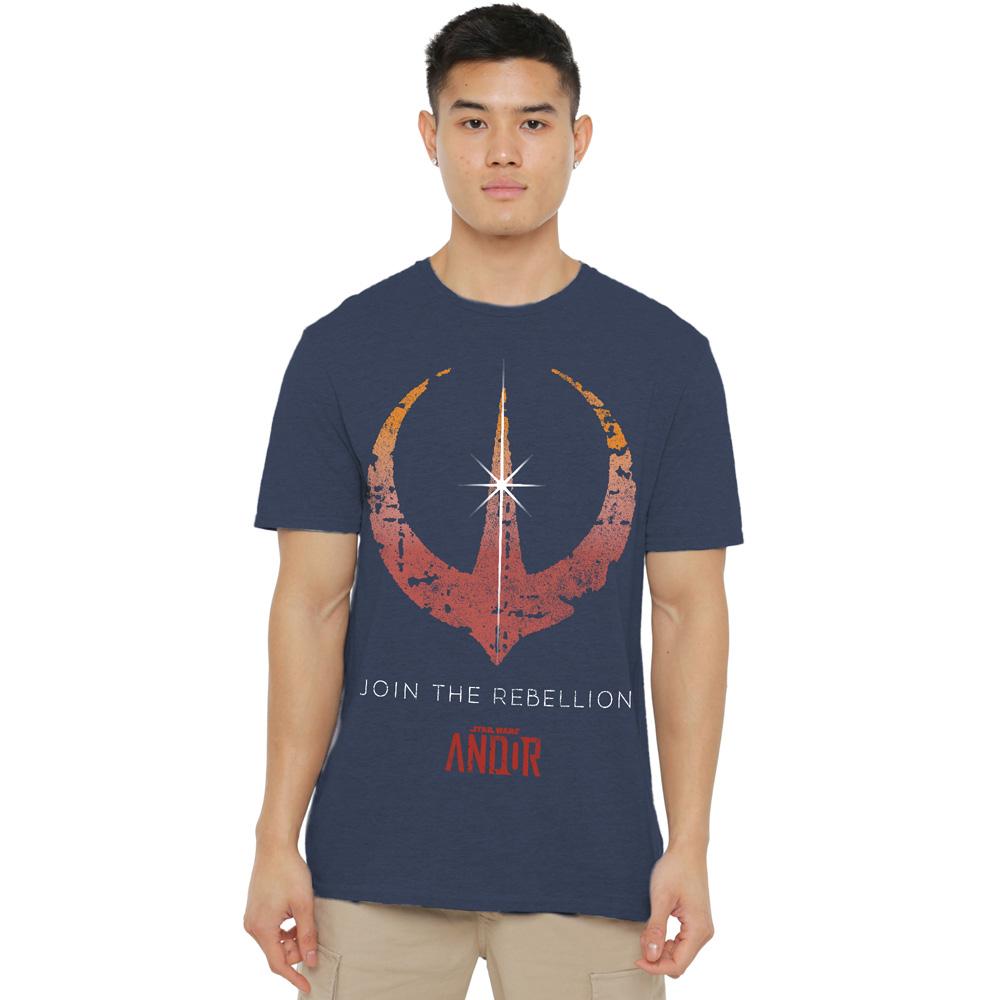Heather Navy - Lifestyle - Star Wars: Andor Unisex Adult Join The Rebellion T-Shirt