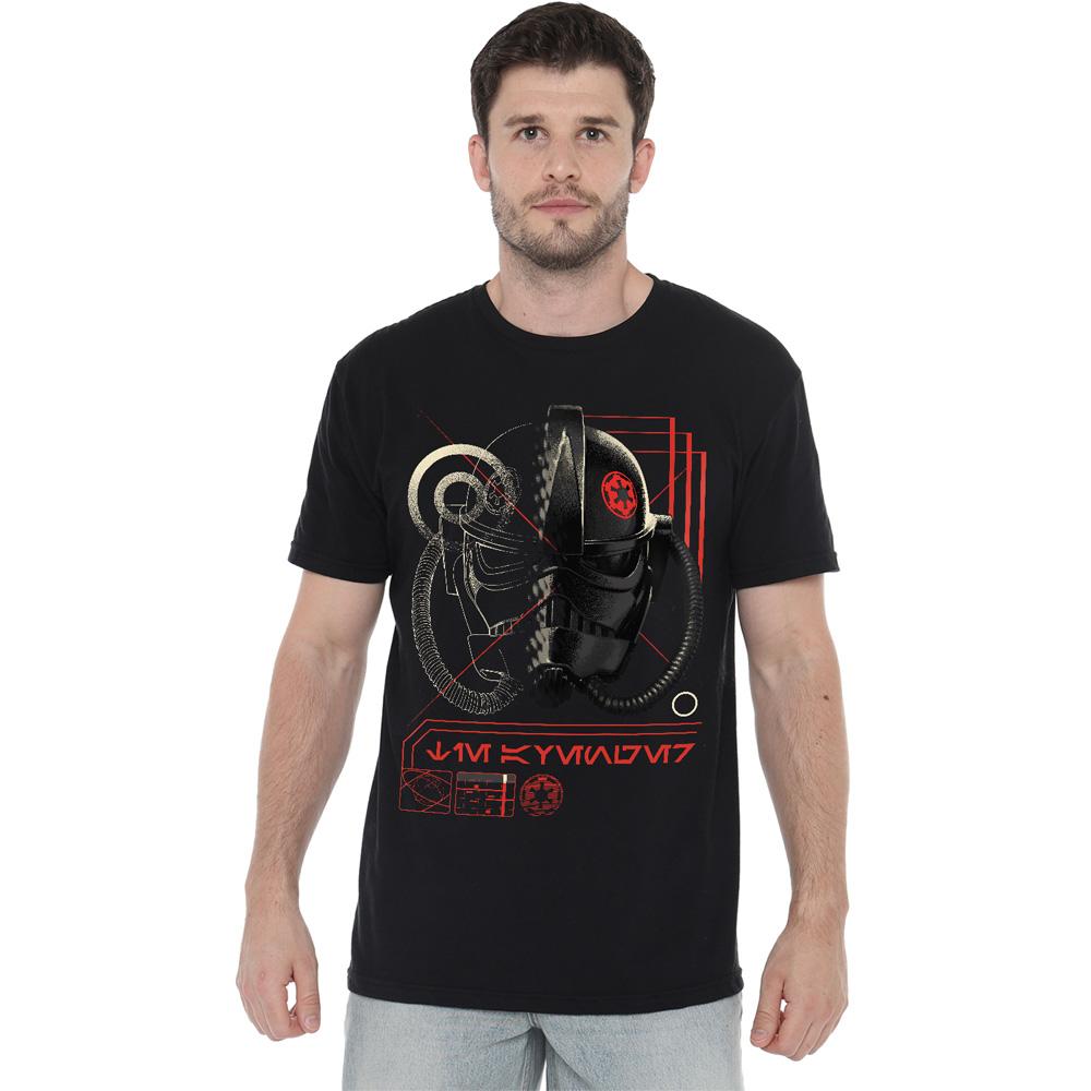 Black - Lifestyle - Star Wars: Andor Mens Helmet T-Shirt