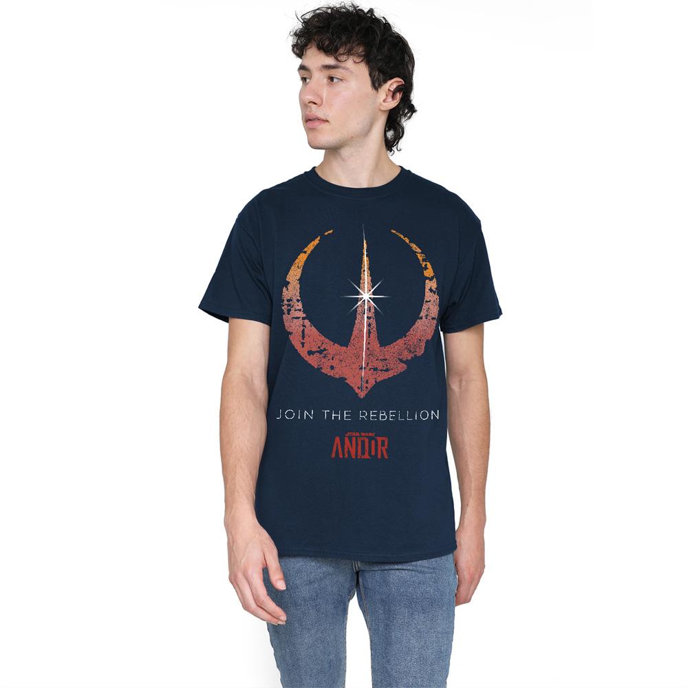 Navy - Lifestyle - Star Wars: Andor Mens Join The Rebellion T-Shirt