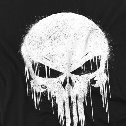 Black - Side - The Punisher Unisex Adult Big Logo T-Shirt