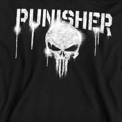 Black - Pack Shot - The Punisher Unisex Adult Logo Sweatshirt