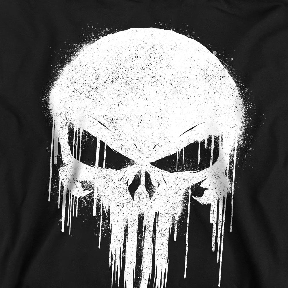 Black - Side - The Punisher Unisex Adult Big Logo Sweatshirt