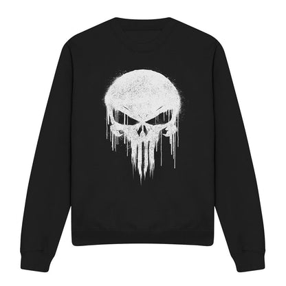 Black - Front - The Punisher Unisex Adult Big Logo Sweatshirt