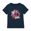 Navy - Front - Spidey And His Amazing Friends Childrens-Kids Team Spidey T-Shirt