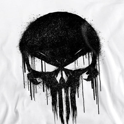 White - Pack Shot - The Punisher Unisex Adult Big Logo Sweatshirt