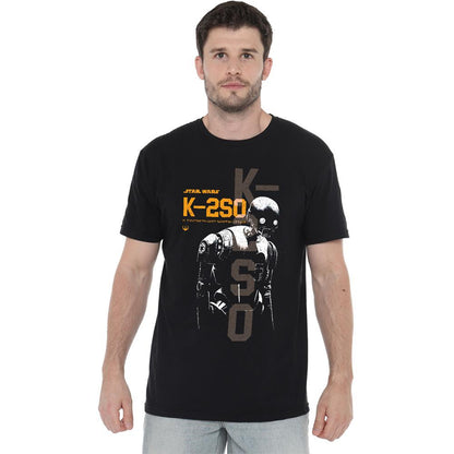 Black - Lifestyle - Star Wars: Andor Mens K-2SO T-Shirt