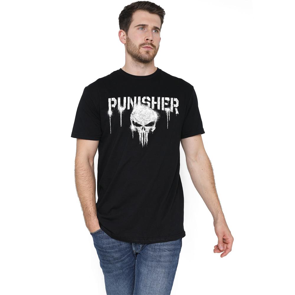 Black - Lifestyle - The Punisher Mens Logo T-Shirt